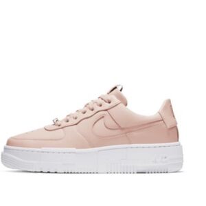 Nike Pink and White Sneakers